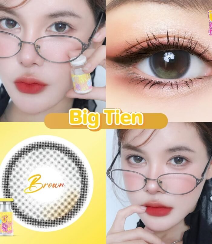 BIG TIEN BROWN #ulens #ฝาเหลือง #ค่าอมน้ำ65%